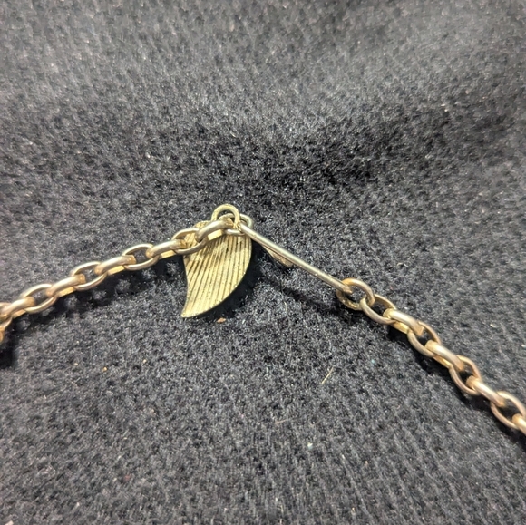 Vintage Gold Tone Pink Rhinestone Choker Statement Necklace - Picture 5 of 5